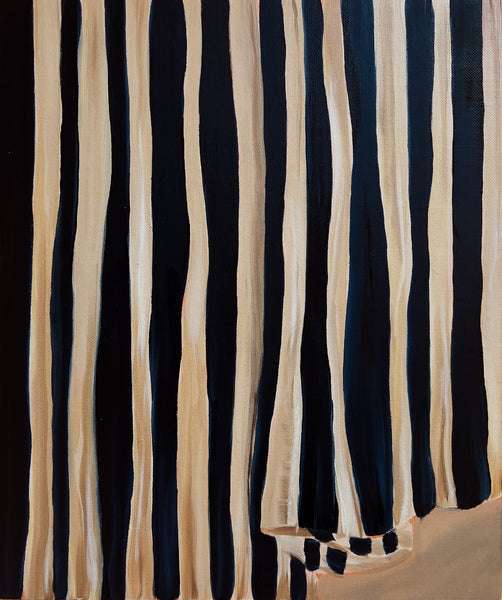 TIME WAITS - FRAMED OIL PAINTING