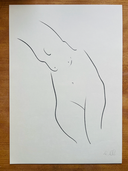 Original Charcoal Drawing by Caroline Walls