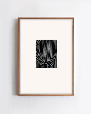 SURRENDER - FRAMED CHARCOAL DRAWING