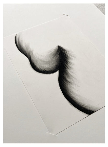 Original Charcoal Drawing by Caroline Walls