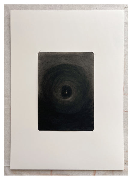 IF I WERE YOU - CHARCOAL ON PAPER