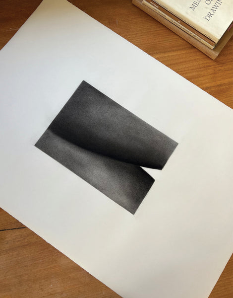 DIFFERENT WORLDS - CHARCOAL ON PAPER