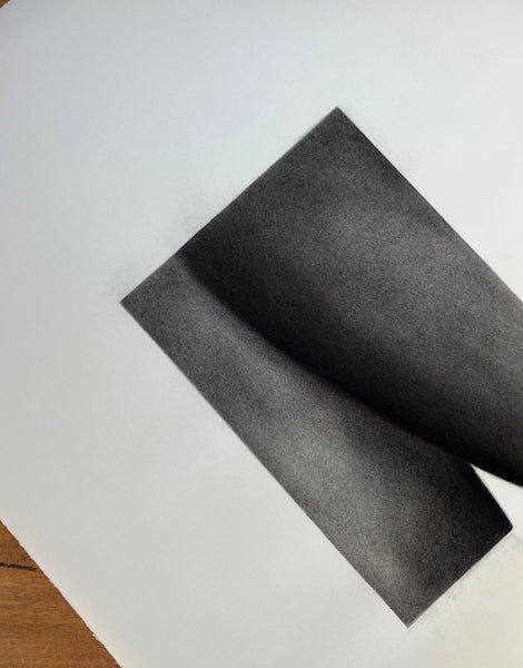 DIFFERENT WORLDS - CHARCOAL ON PAPER