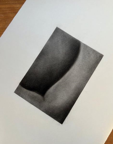 THE NIGHT WE MET - CHARCOAL ON PAPER
