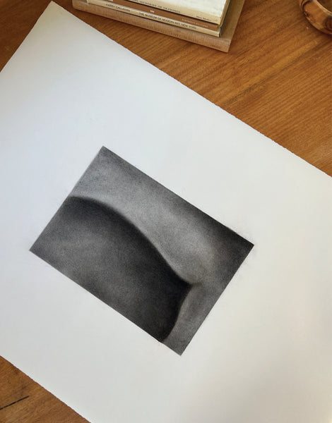 THE NIGHT WE MET - CHARCOAL ON PAPER