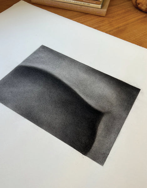 THE NIGHT WE MET - CHARCOAL ON PAPER