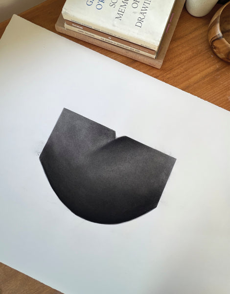 SOMEBODY ELSE - CHARCOAL ON PAPER
