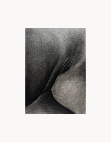 EVERYTHING REAL - CHARCOAL ON PAPER