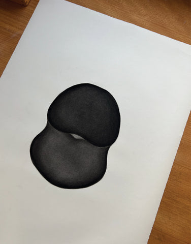 ANOTHER STORY - CHARCOAL ON PAPER