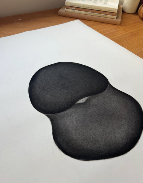 ANOTHER STORY - CHARCOAL ON PAPER