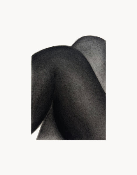 BE YOUR MIRROR - CHARCOAL ON PAPER