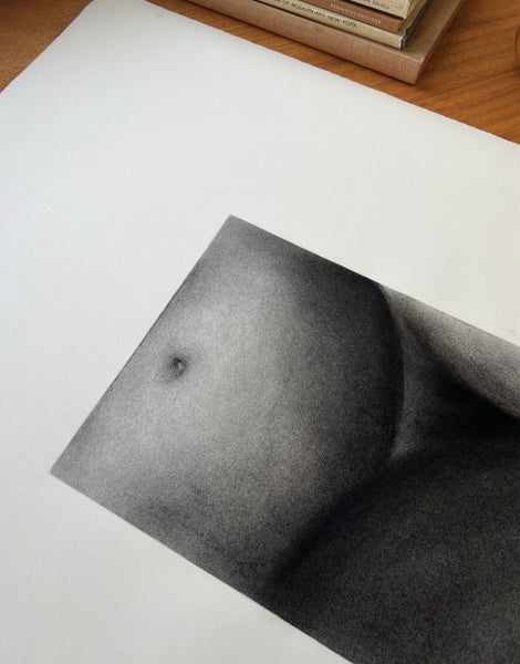 BABY - CHARCOAL ON PAPER