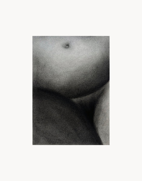 BABY - CHARCOAL ON PAPER