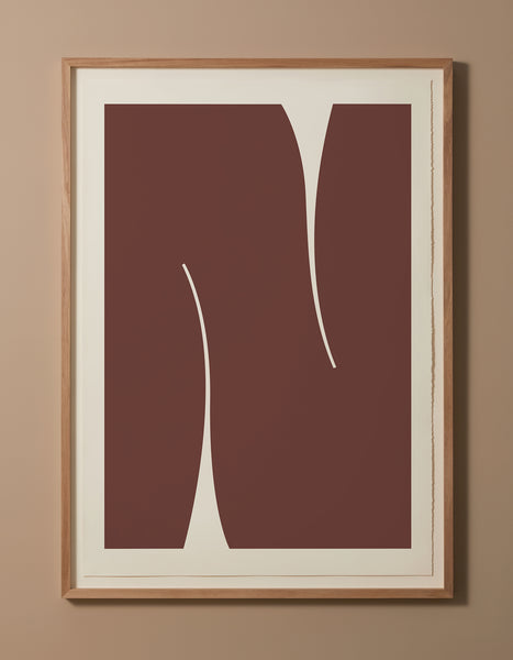 'SILHOUETTE IV' — WARM RUST (ONLY 3 LEFT)